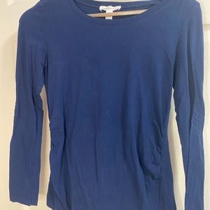 Long sleeve maternity shirt